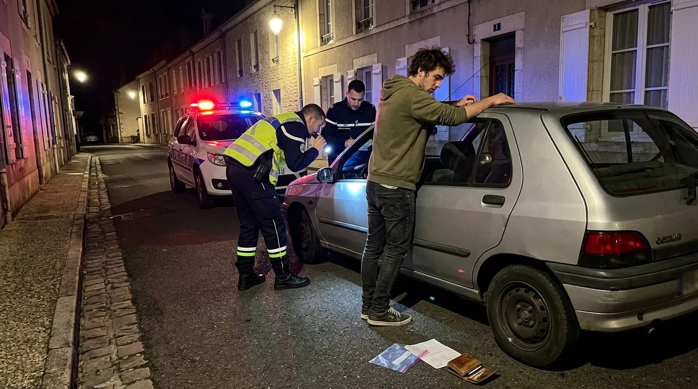 L'Horme : arrestation pour défaut de permis et stupéfiants