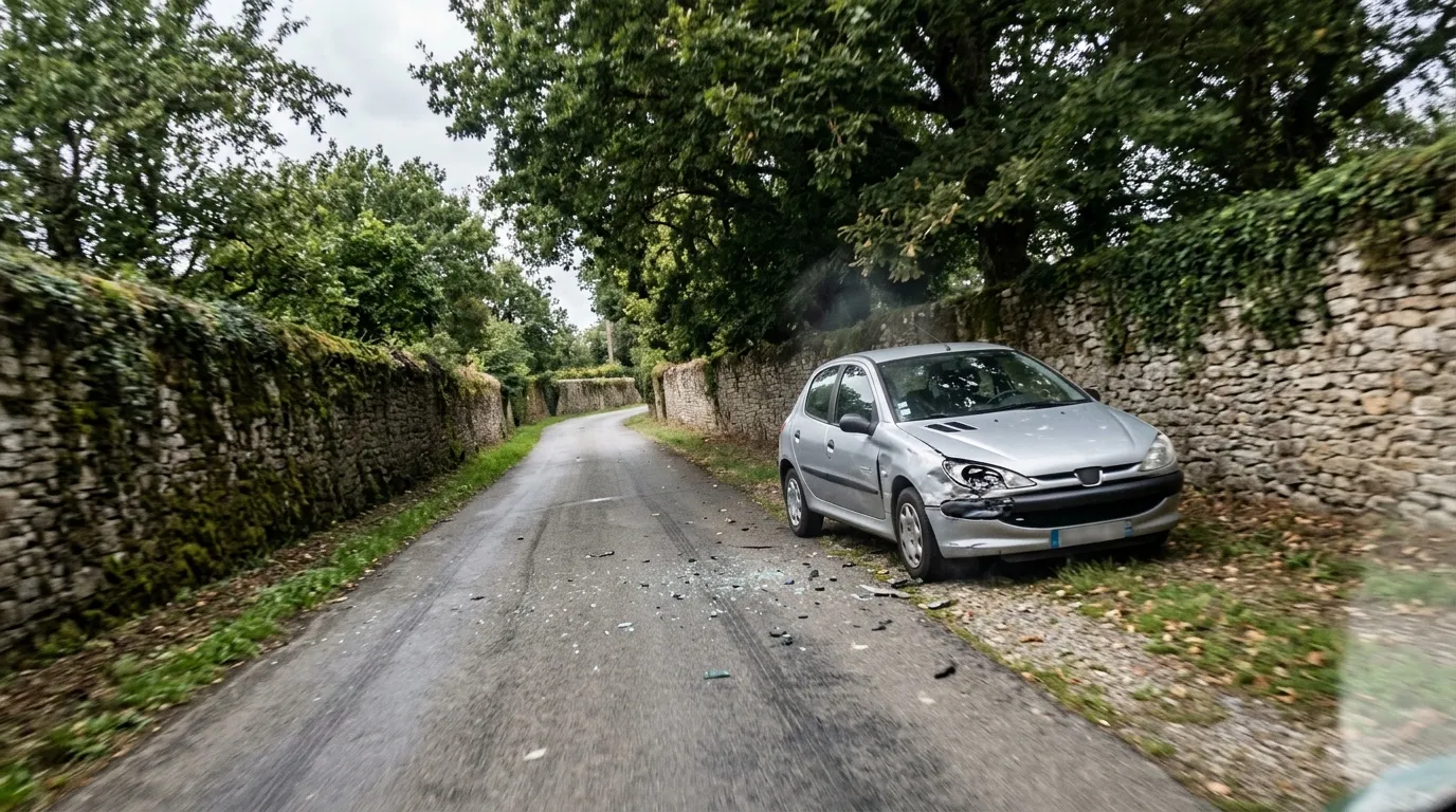 Sans permis : accident et fuite près de Dinan